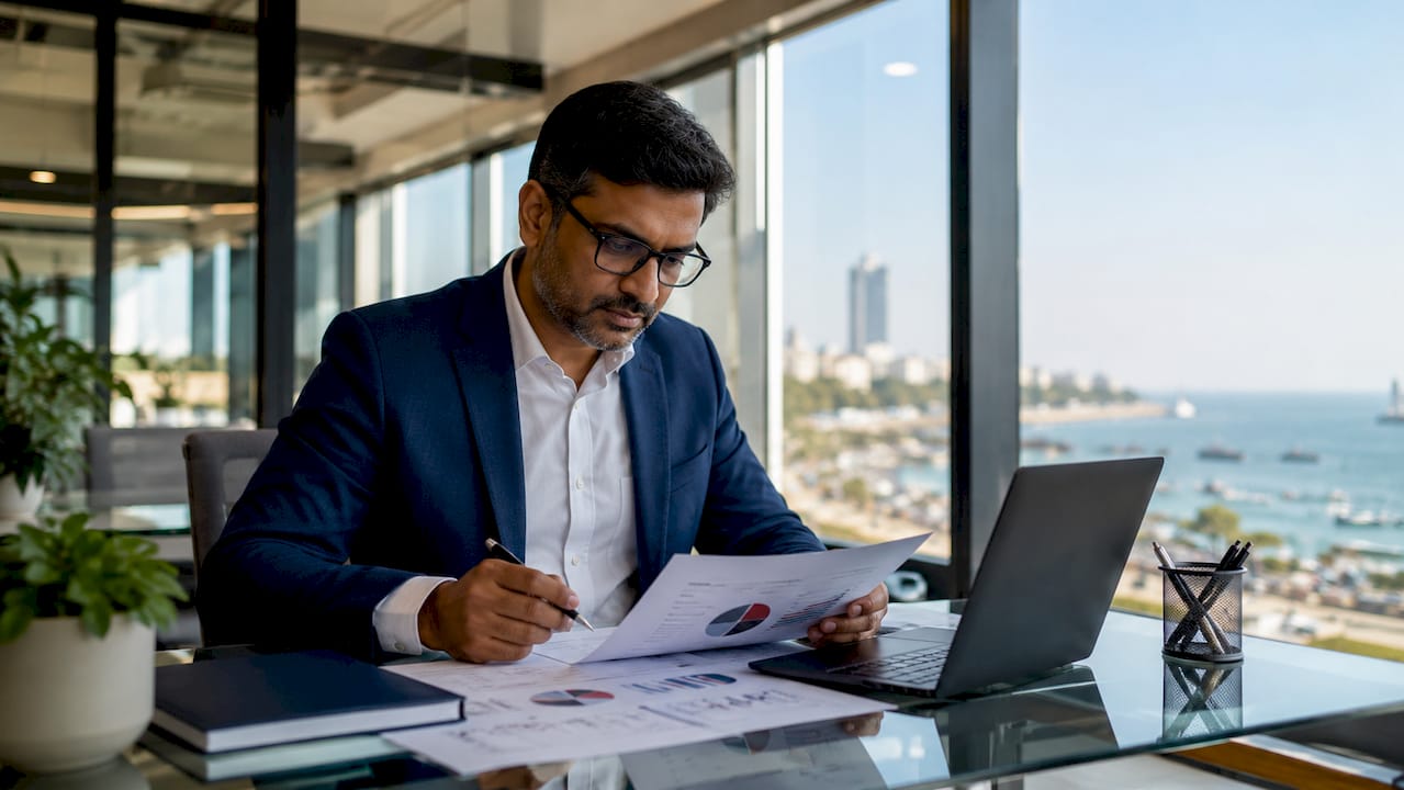 Man reviewing ecommerce ad profitability reports