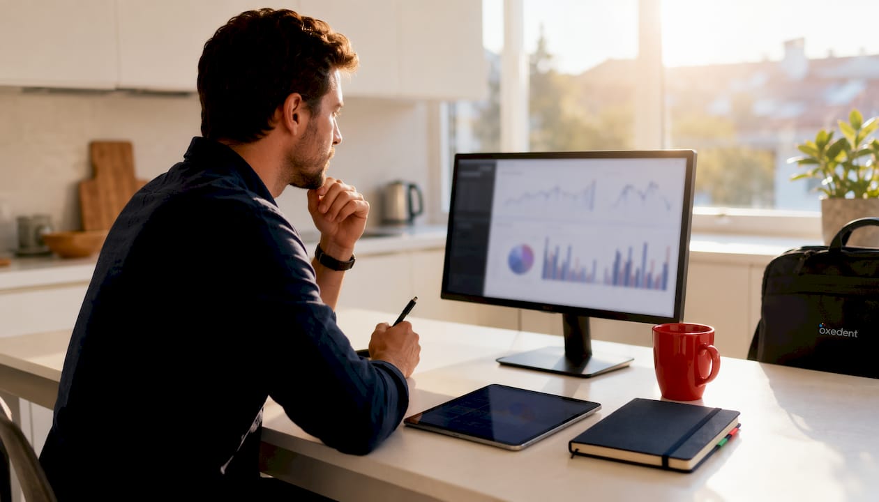 Marketer reviewing dynamic product ads data