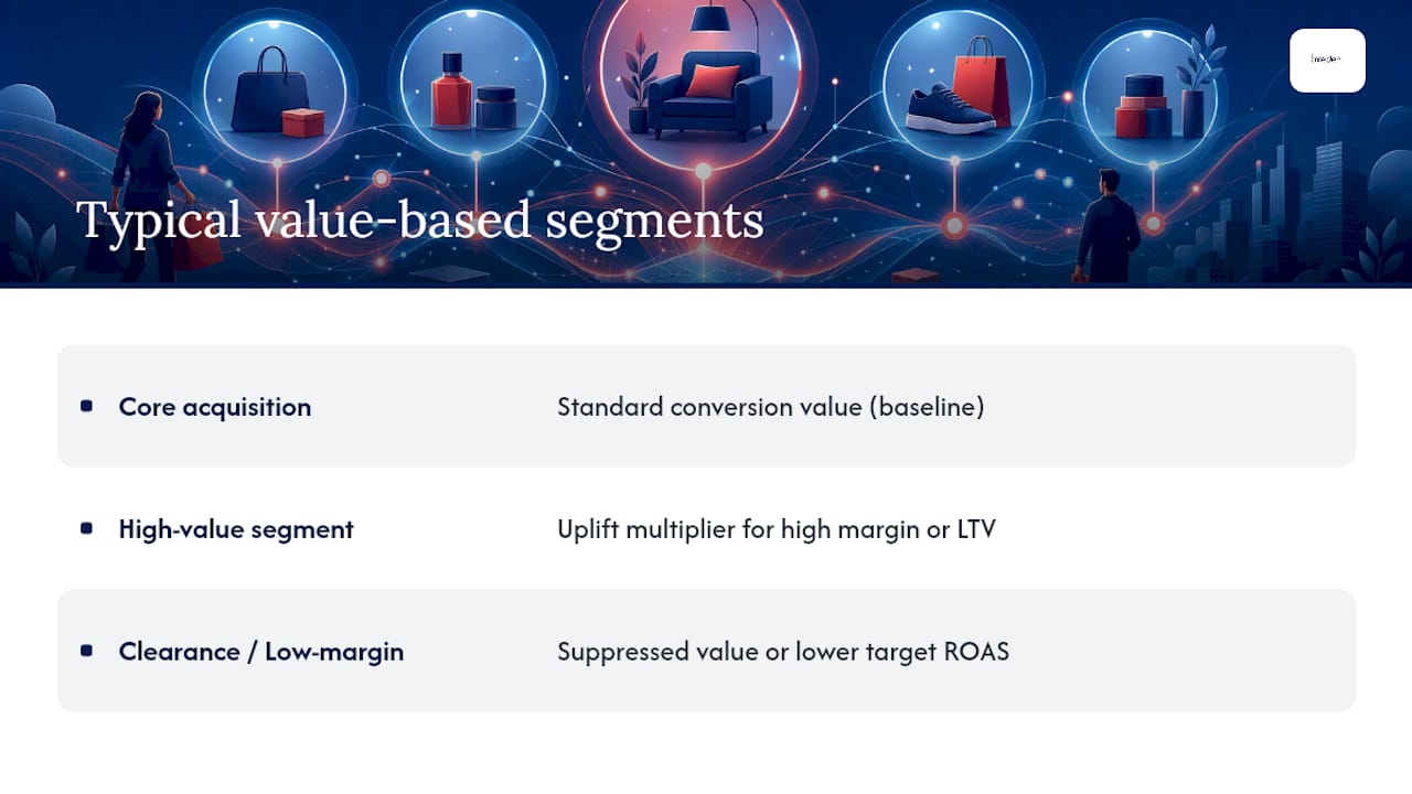 Segmenting by margin and customer value for sharper bids — overview diagram
