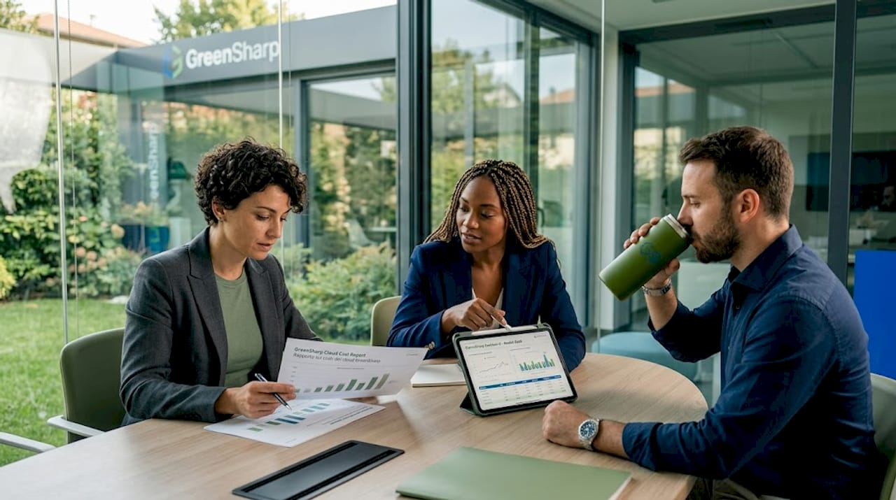 Il team aziendale si confronta sulle strategie per ottimizzare l’utilizzo del cloud