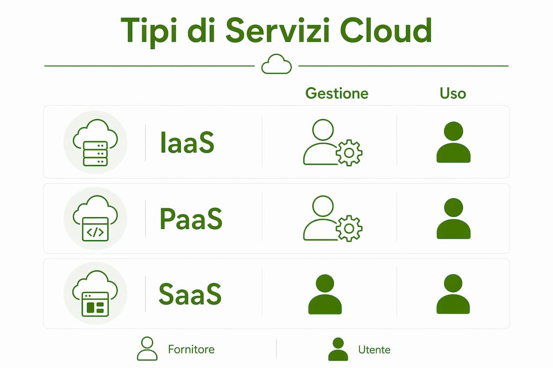Panoramica illustrata delle principali soluzioni cloud disponibili
