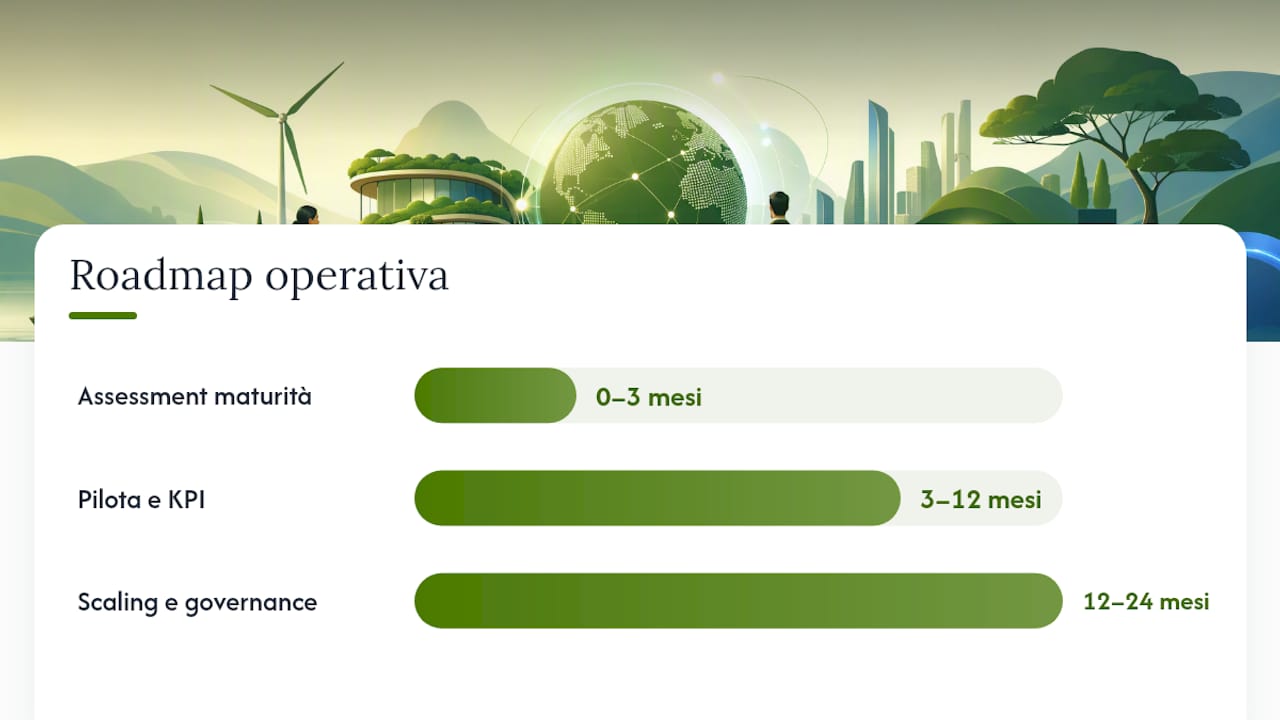 Come costruire una roadmap operativa per i primi 24 mesi? — overview diagram