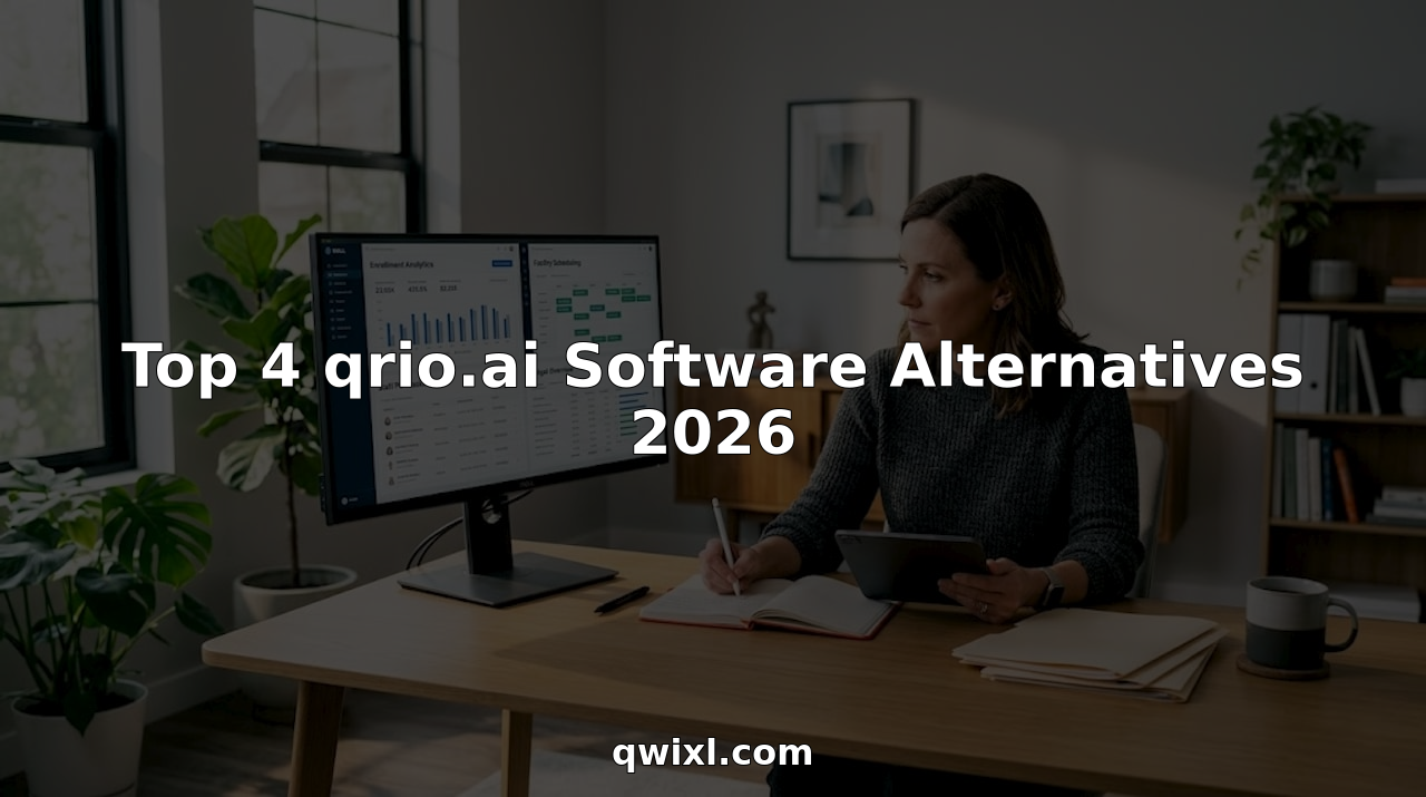 School administrator comparing software alternatives