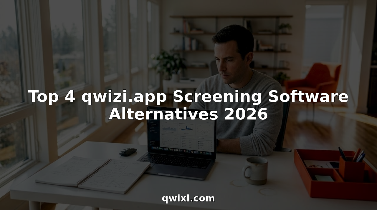 Professional reviewing software dashboards in home office