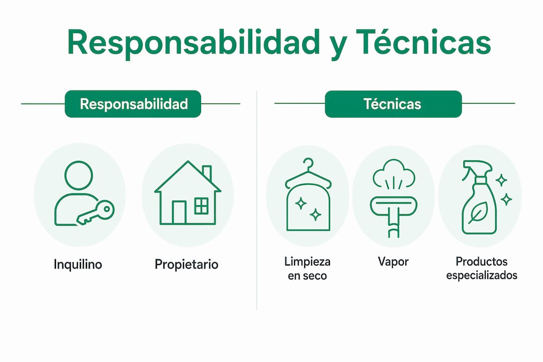 Guía visual sobre buenas prácticas y métodos eficaces para limpiar tapicerías