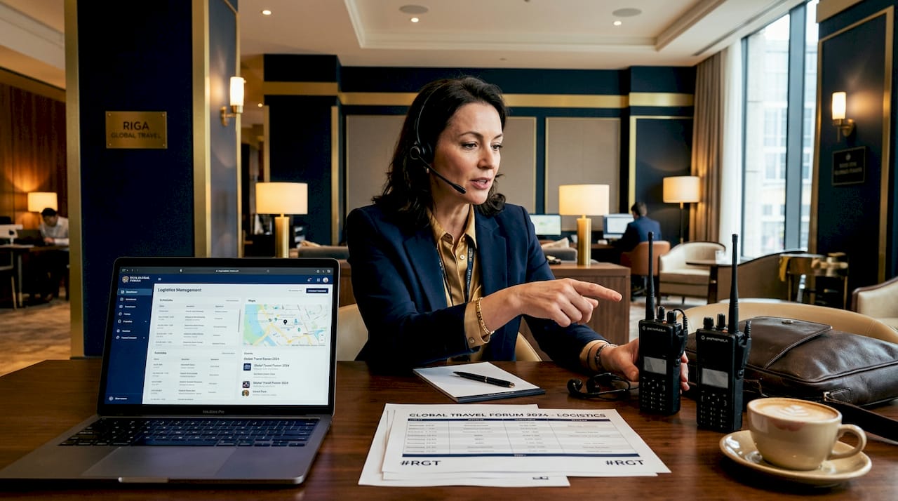 Coordinator manages executive car logistics backstage