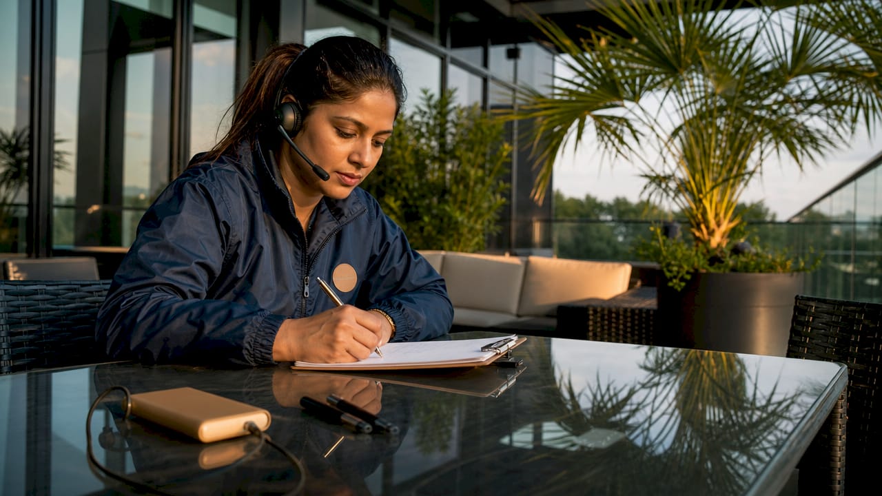 Logistics coordinator managing sports transport details