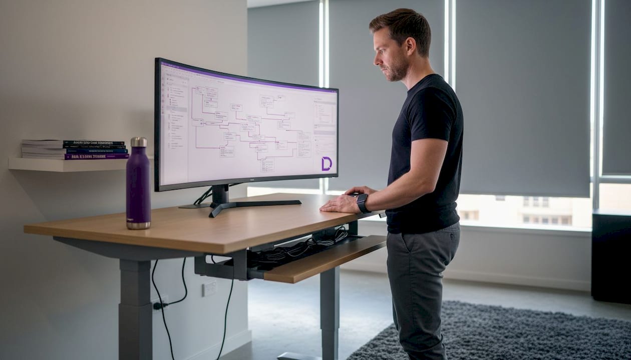 IT professional working on cloud architecture