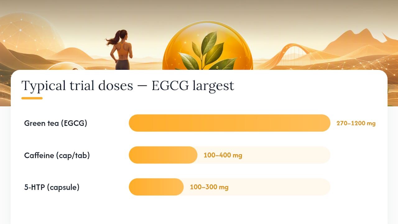 Dosage and form comparison of appetite suppressant supplements