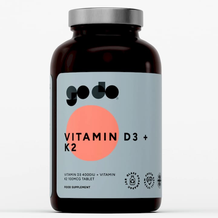 Vitamin D3 4000iu & K2 100mcg Tablets - MK-7 Form - Bone Health & Calcium Absorption Support