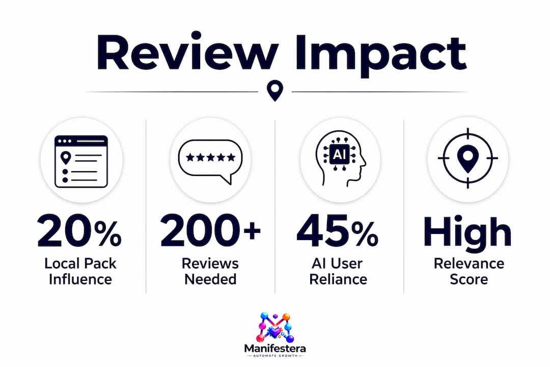 Infographic showcasing key NYC SEO review statistics