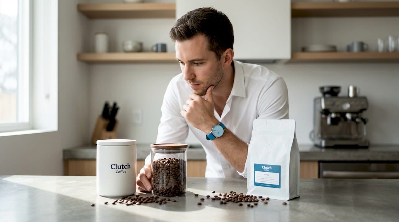 Selecting coffee container for proper storage