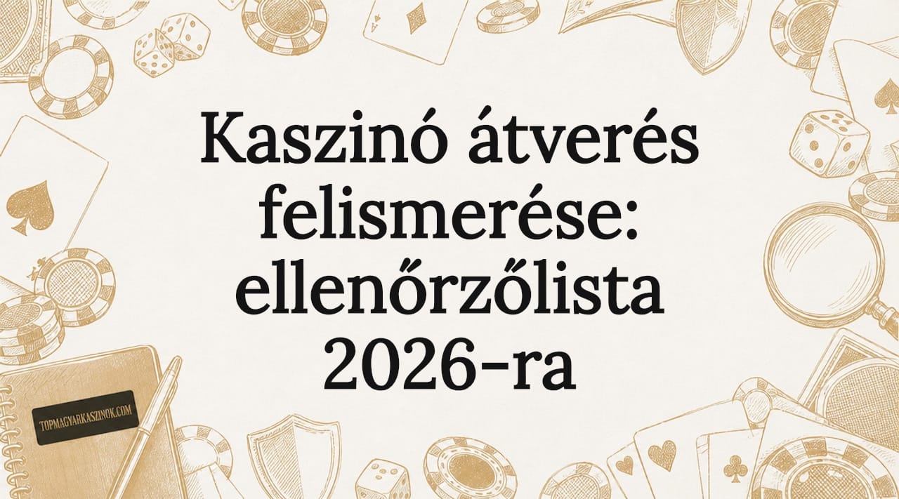 Kaszinó átverés felismerése: ellenőrzőlista 2026-ra