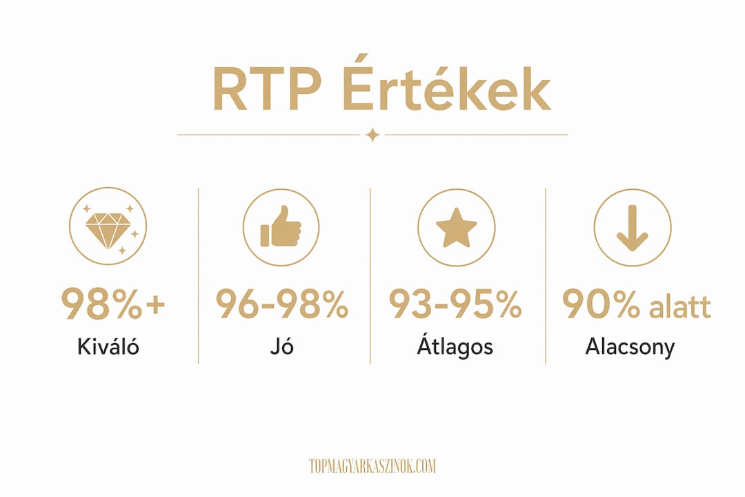 RTP értékek és játékkategóriák – minden, amit egy átlátható infografikából tudni érdemes