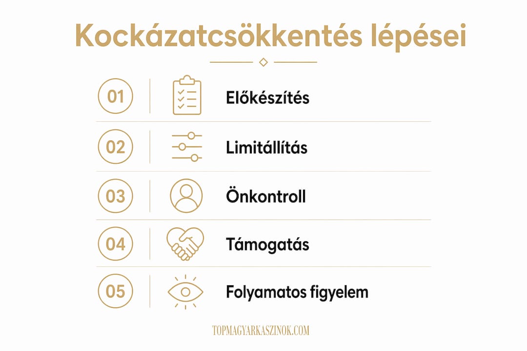 Infografika: Tippek és lépések, hogyan csökkentsd a szerencsejáték veszélyeit