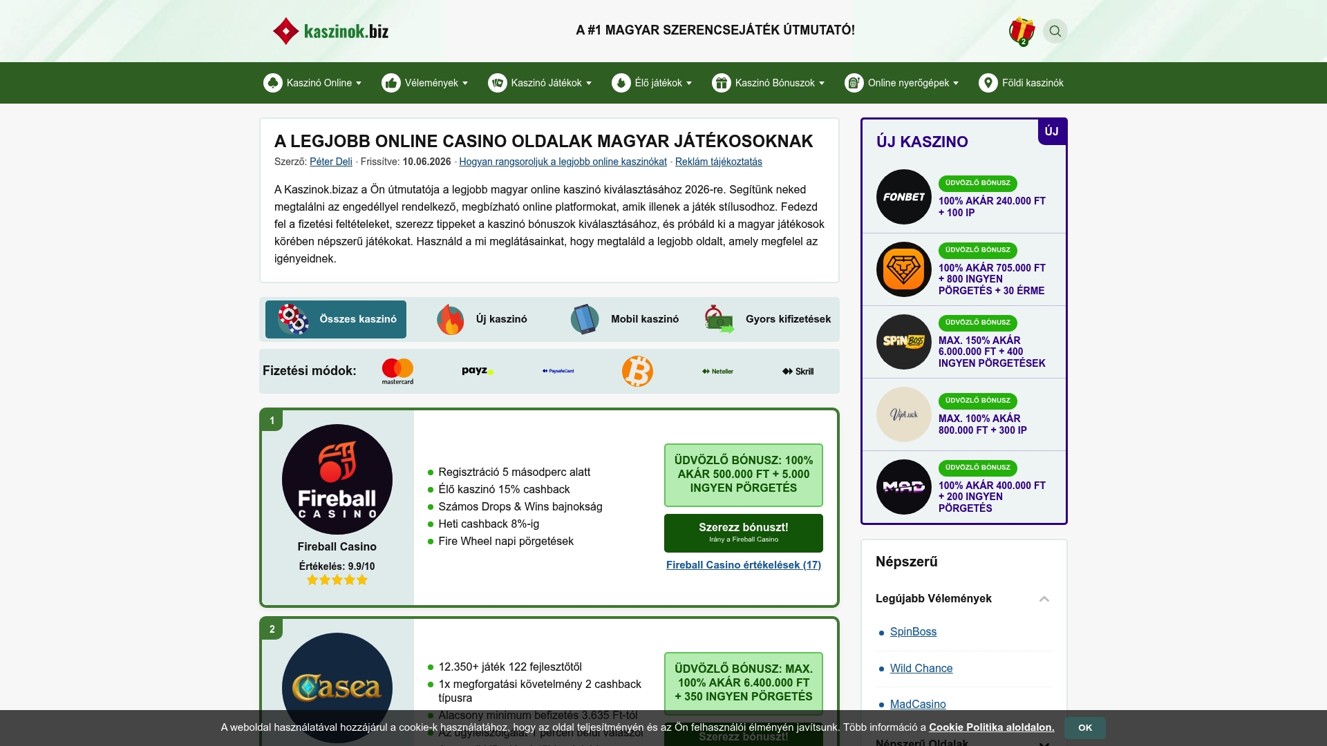 https://kaszinok.online