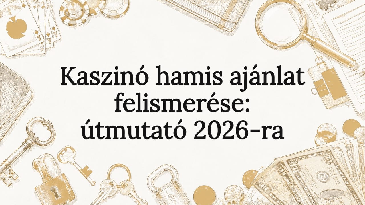 Kaszinó hamis ajánlat felismerése: útmutató 2026-ra