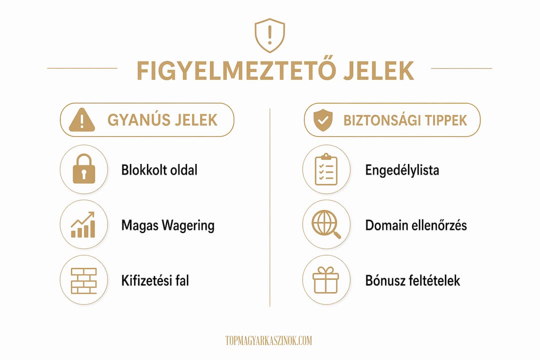 Infografika: hogyan ismerheted fel a gyanús kaszinó ajánlatokat