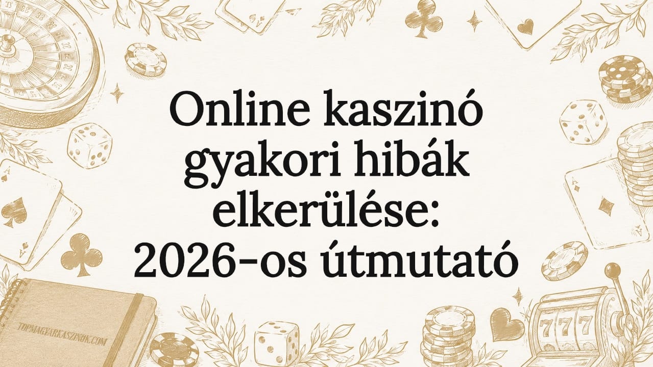Online kaszinó gyakori hibák elkerülése: 2026-os útmutató
