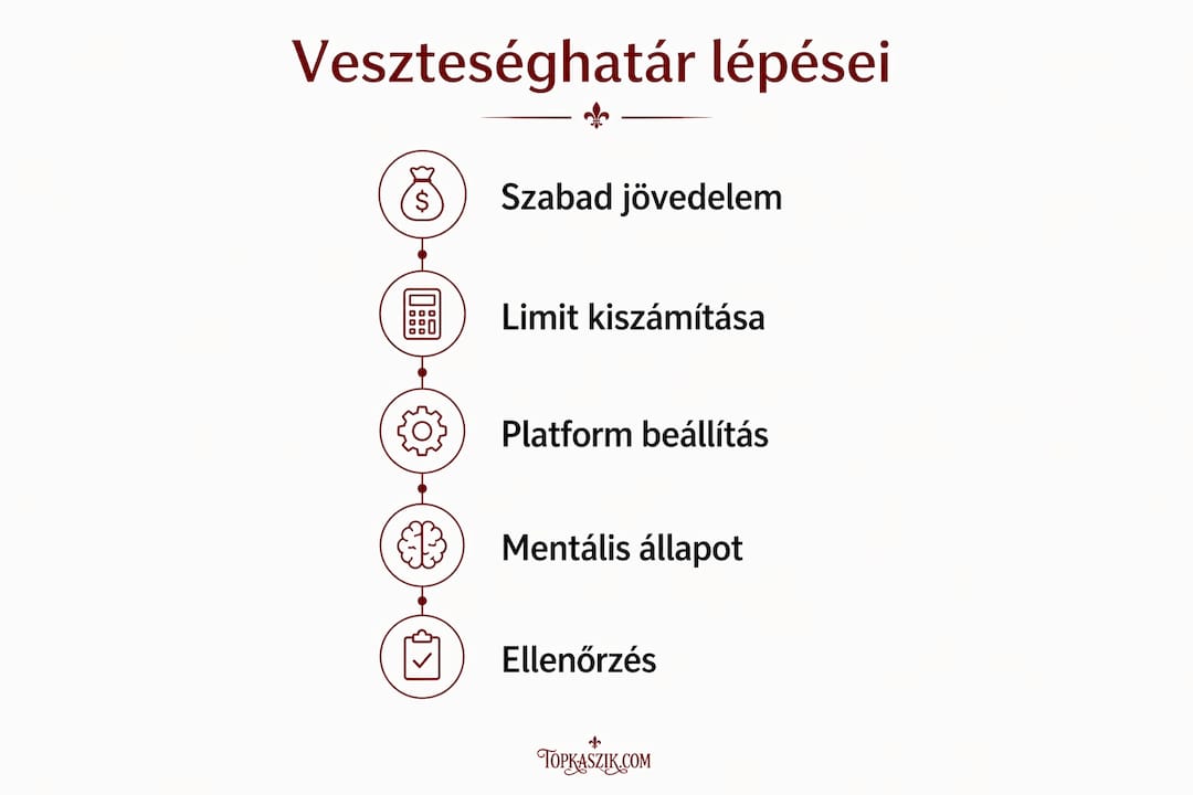 Infografika: így állítsuk be a veszteséglimitet lépésről lépésre