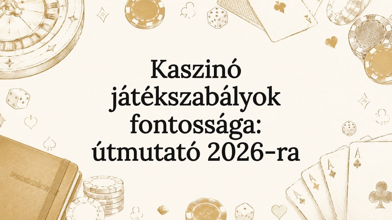 Kaszinó játékszabályok fontossága: útmutató 2026-ra