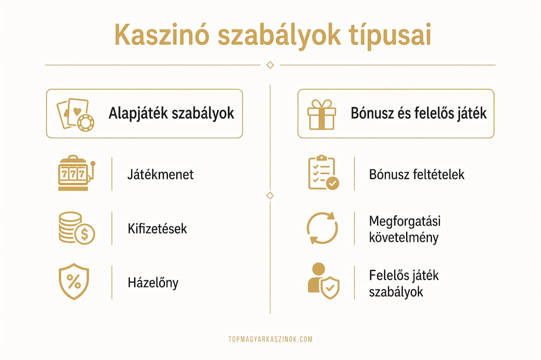 Infografika: milyen szabályrendszerek léteznek a kaszinójátékokban?