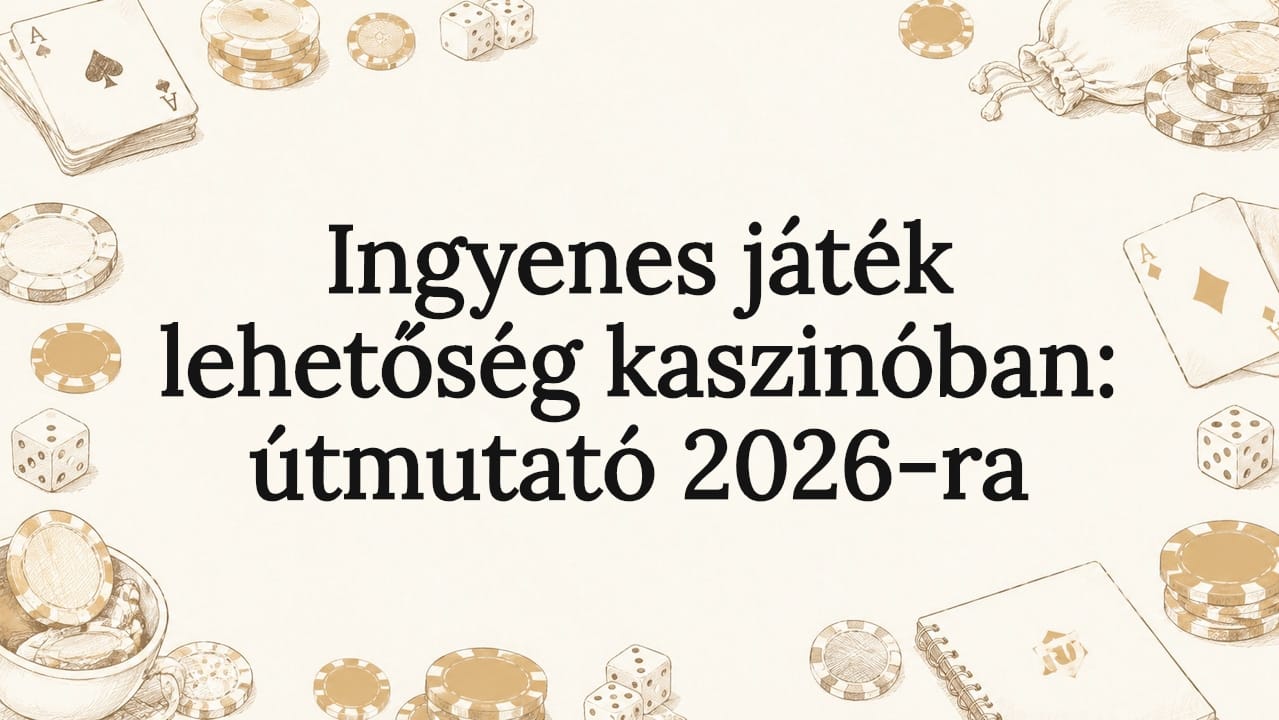 Ingyenes játék lehetőség kaszinóban: útmutató 2026-ra