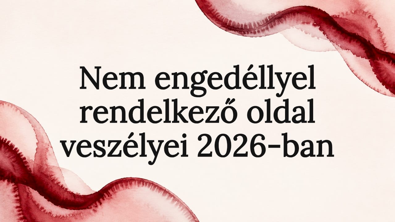 Nem engedéllyel rendelkező oldal veszélyei 2026-ban