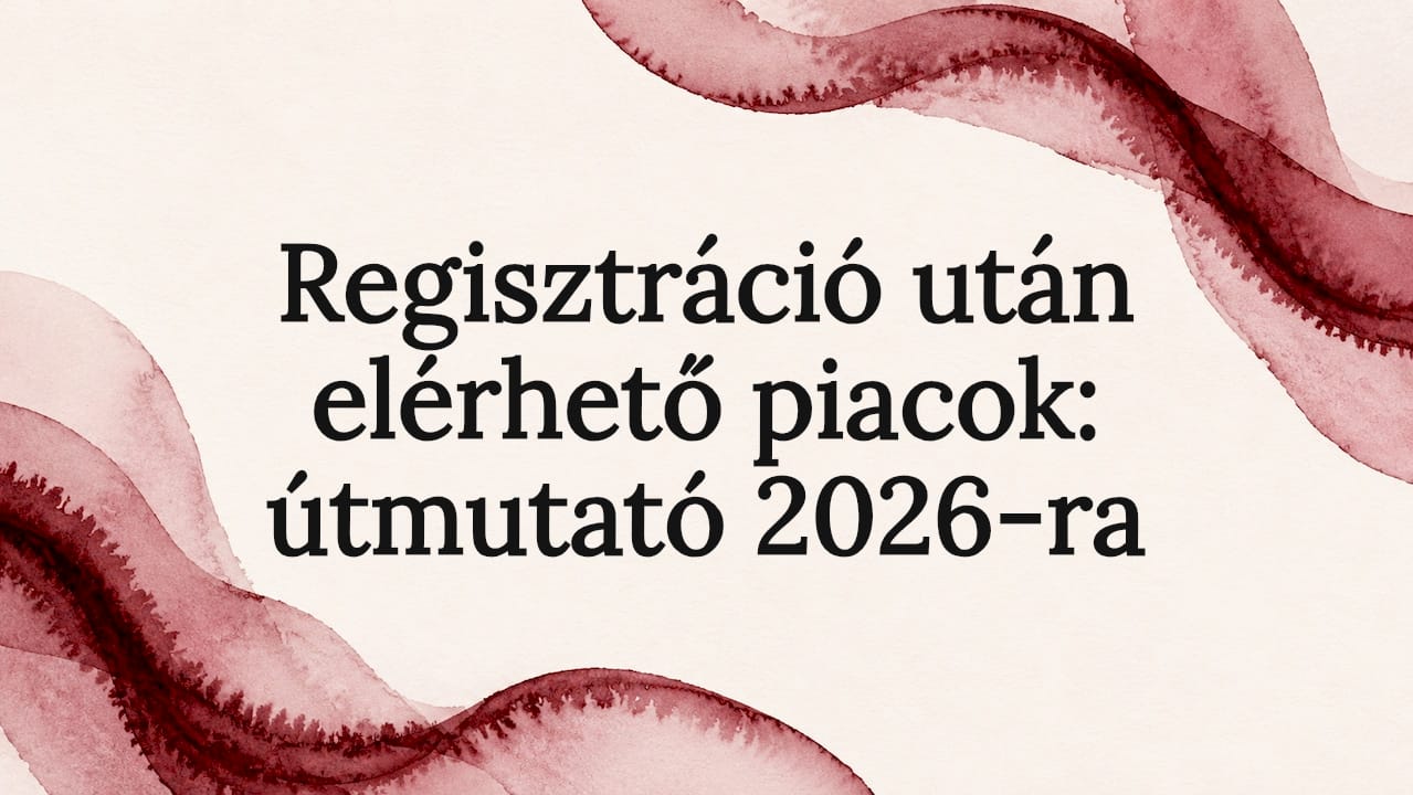 Regisztráció után elérhető piacok: útmutató 2026-ra