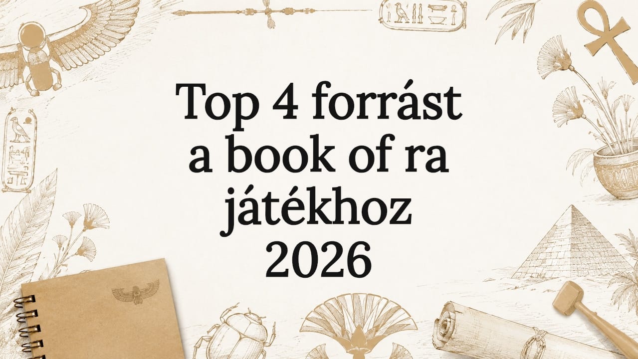 Top 4 forrást a book of ra játékhoz 2026
