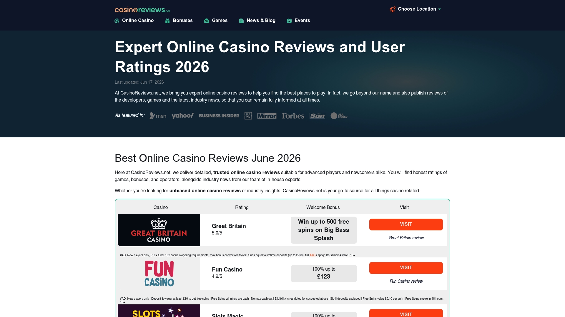 https://casinoreviews.net