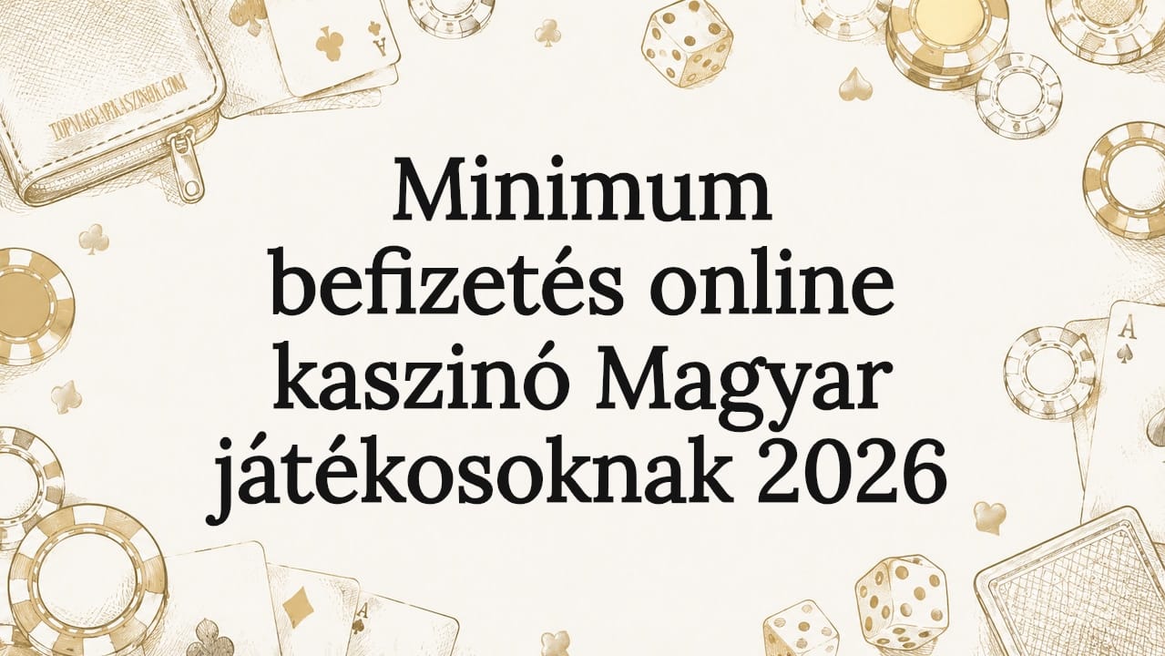 Minimum befizetés online kaszinó Magyar játékosoknak 2026