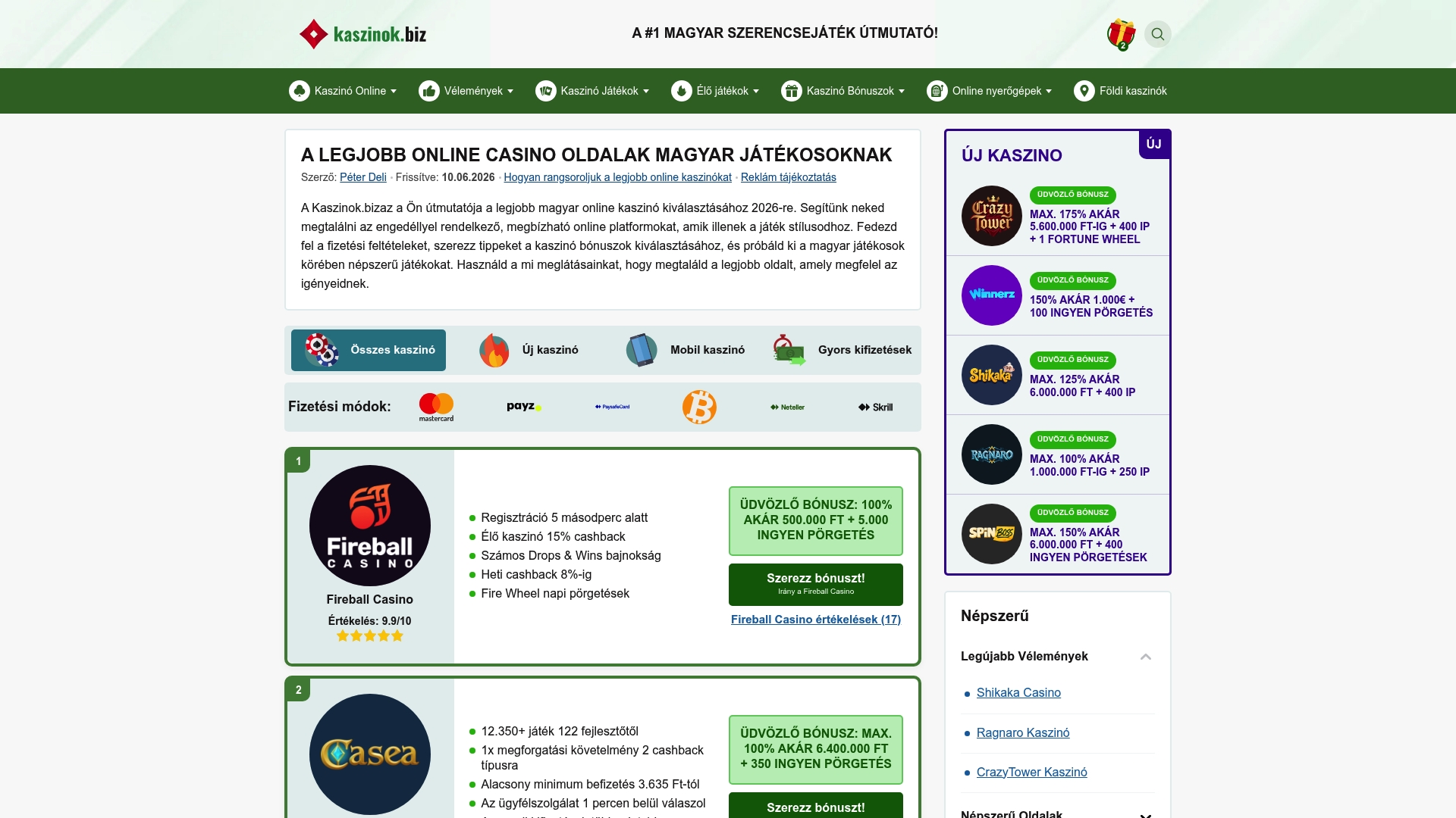 https://kaszinok.online