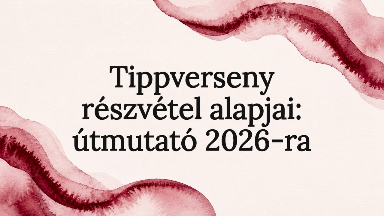 Tippverseny részvétel alapjai: útmutató 2026-ra
