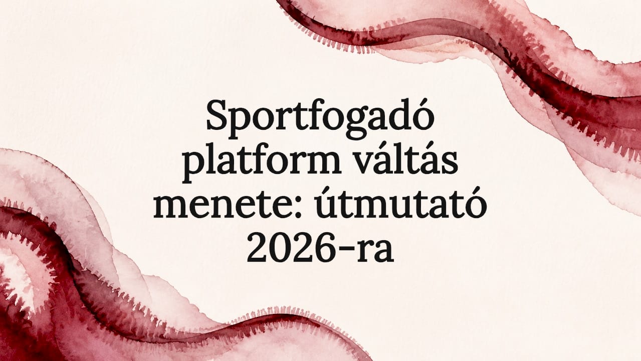 Sportfogadó platform váltás menete: útmutató 2026-ra