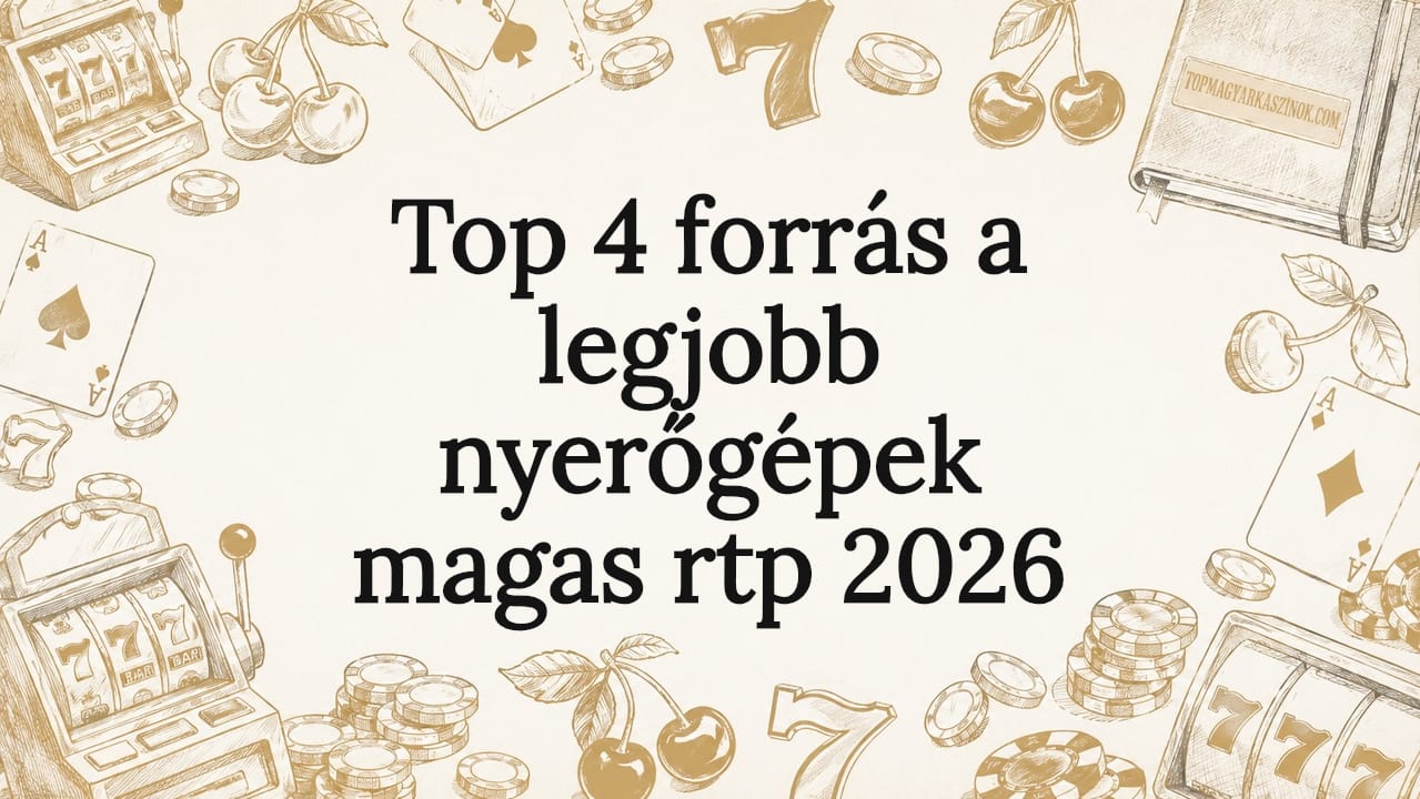 Top 4 forrás a legjobb nyerőgépek magas rtp 2026