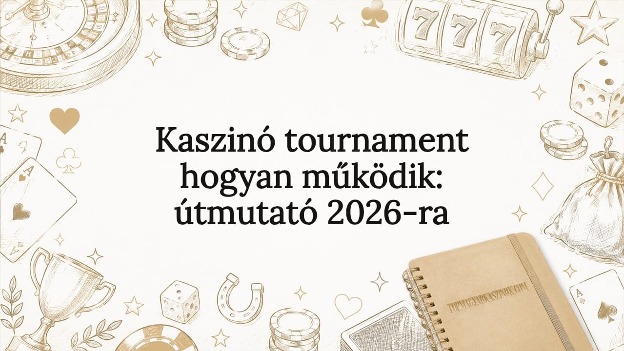 Kaszinó tournament hogyan működik: útmutató 2026-ra