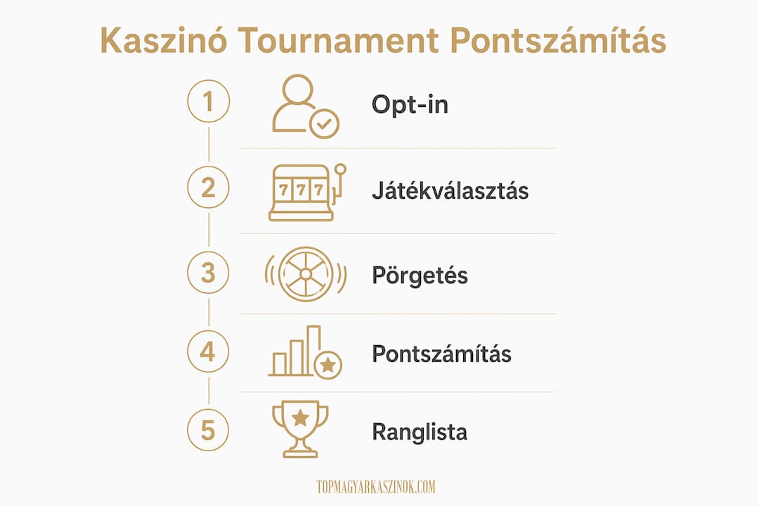 Áttekintő infografika a kaszinóversenyek pontszerzési rendszeréről