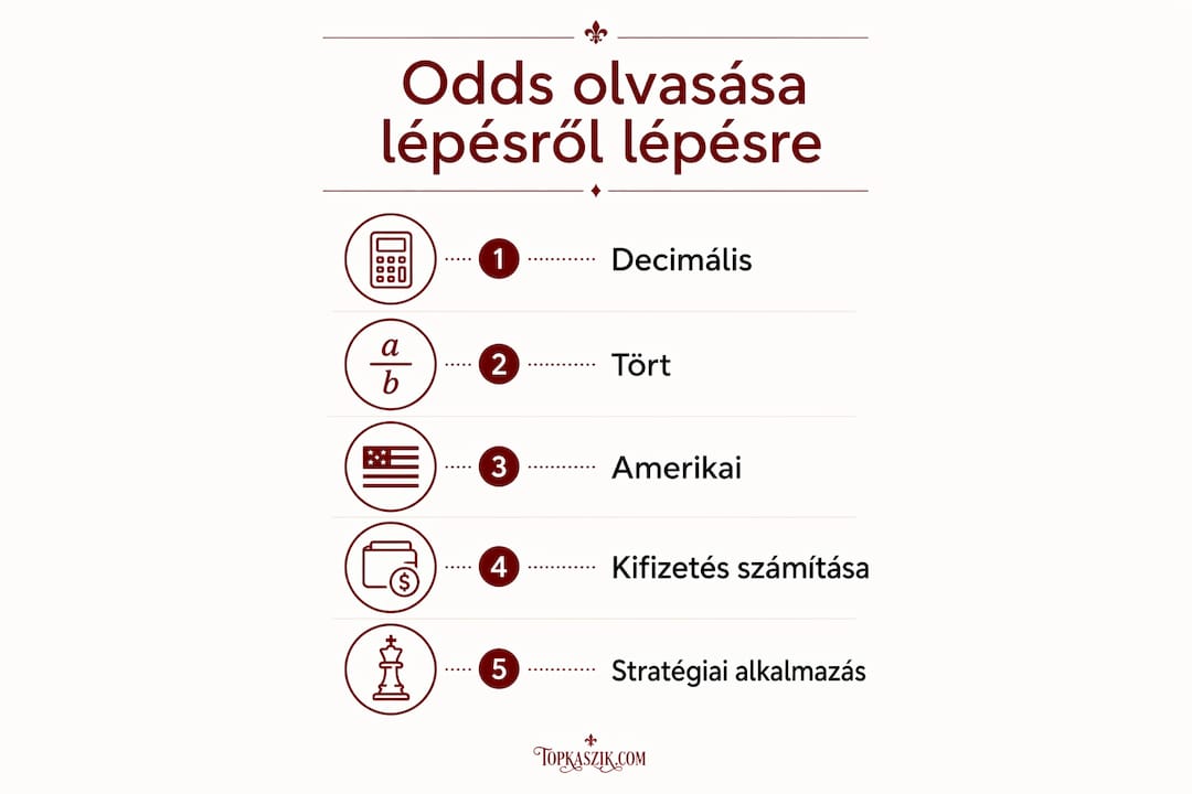 Infografika: így értelmezd helyesen az oddsokat lépésről lépésre