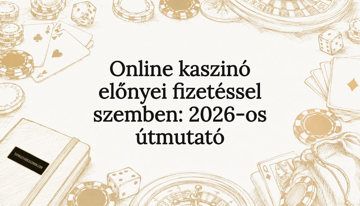 Online kaszinó előnyei fizetéssel szemben: 2026-os útmutató