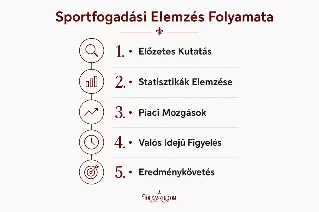 Infografika: így néz ki a sportfogadási elemzés lépésről lépésre
