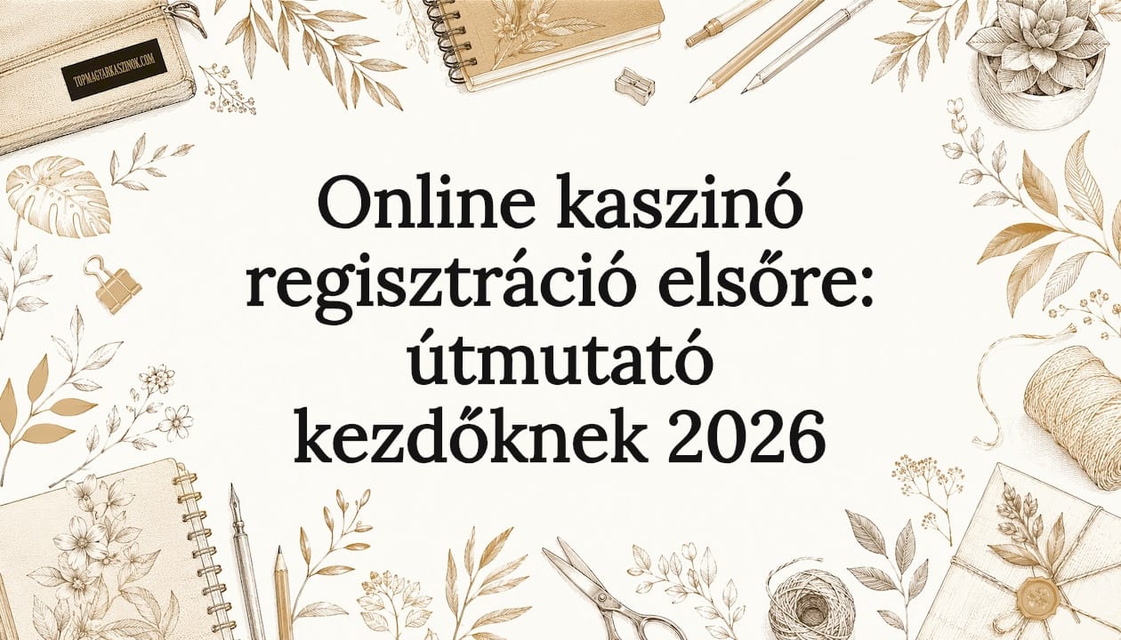 Online kaszinó regisztráció elsőre: útmutató kezdőknek 2026