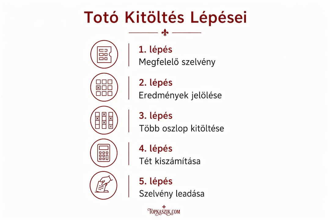 Látványos útmutató a totó kitöltésének lépéseiről