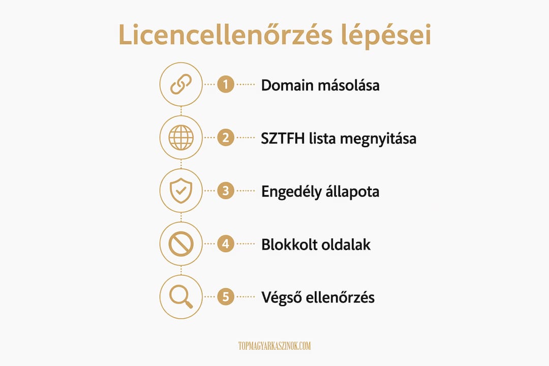 Infografika: így ellenőrizheted, hogy egy kaszinó rendelkezik-e hivatalos engedéllyel