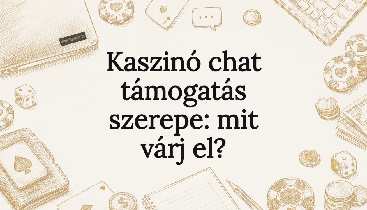 Kaszinó chat támogatás szerepe: mit várj el?
