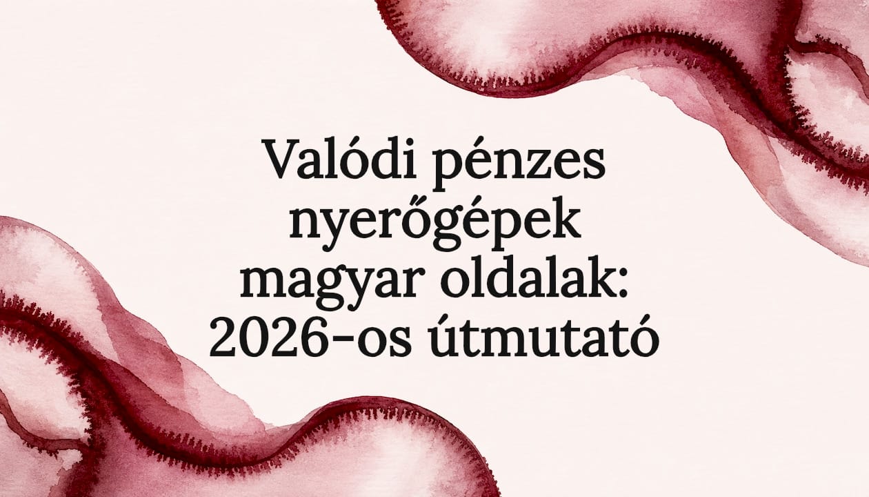Valódi pénzes nyerőgépek magyar oldalak: 2026-os útmutató