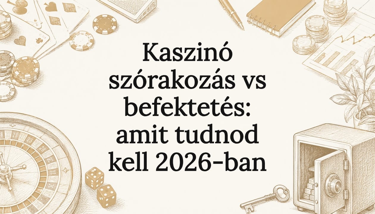 Kaszinó szórakozás vs befektetés: amit tudnod kell 2026-ban