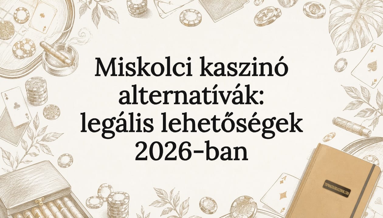 Miskolci kaszinó alternatívák: legális lehetőségek 2026-ban