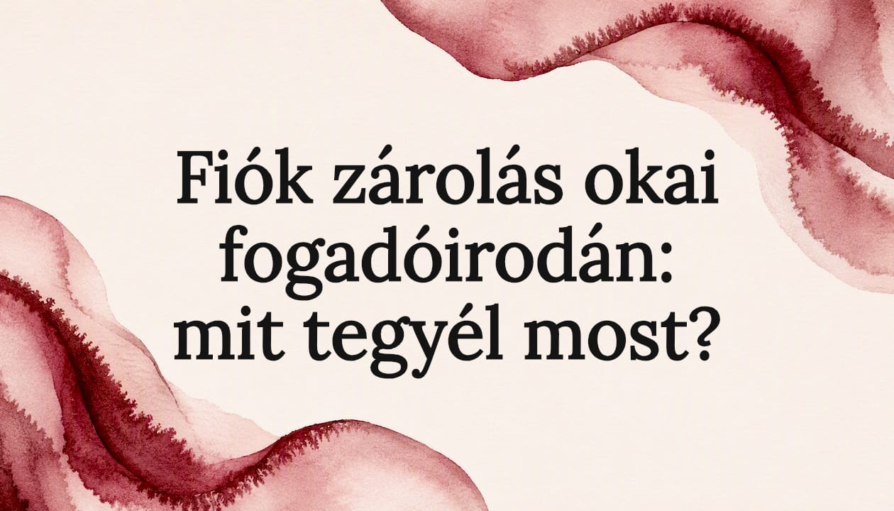 Fiók zárolás okai fogadóirodán: mit tegyél most?