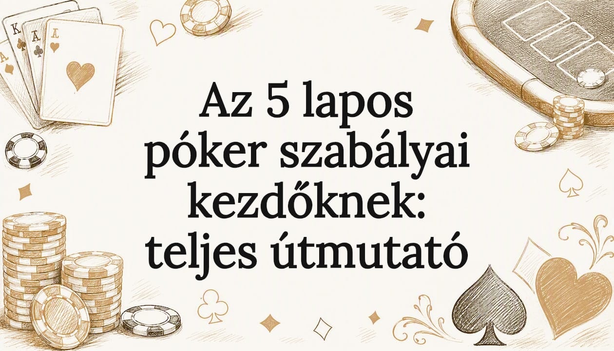 Az 5 lapos póker szabályai kezdőknek: teljes útmutató